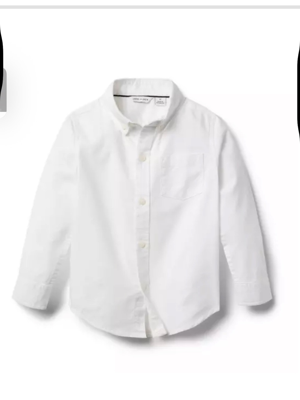 Janie and Jack Boys White Oxford Button-Down Shirt